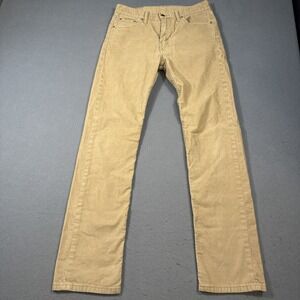 Levi's Corduroy MENS 513 Jeans W 30 X L 32 Comfort Stretch TAN